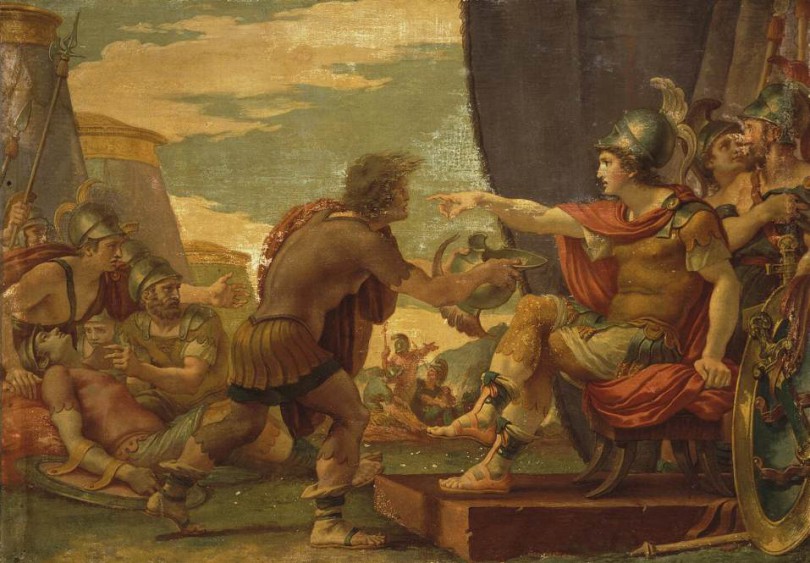 Giuseppe Cades, Alexander the Great Refuses to Take