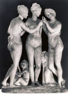 Bert Thorvaldsen - 1842 - The Graces with Cupid's Arrow